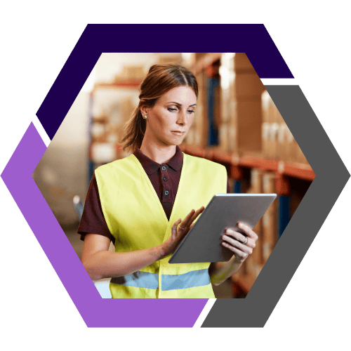 Women checking inventory