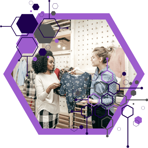 retail hexagon image