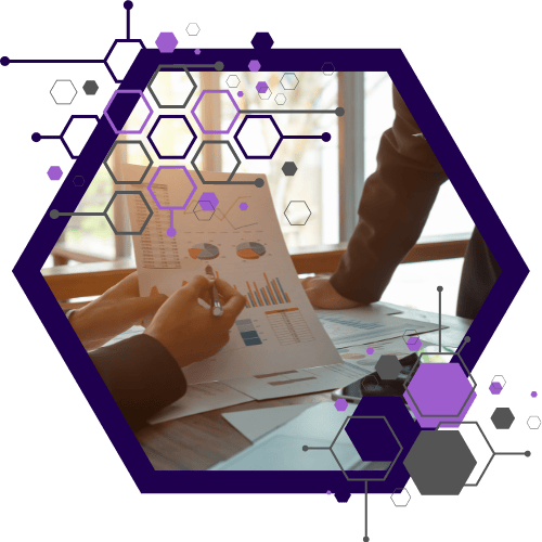 data analytics hexagon diagram